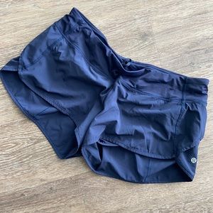 Blue Lululemon shorts